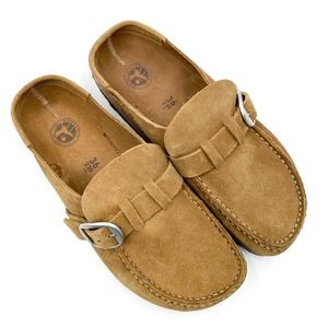 Birkenstock Tan Suede Mules